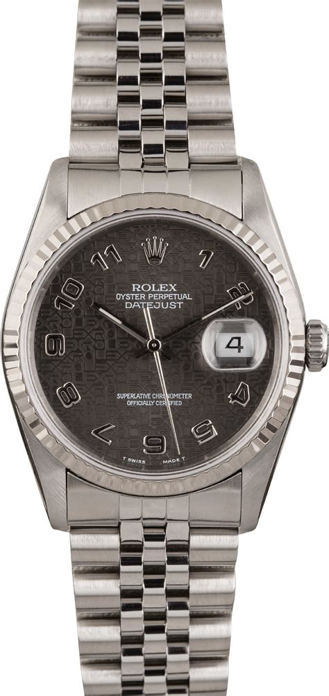 rolex datejust 16234 jubilee|Rolex Datejust 16234 production years.